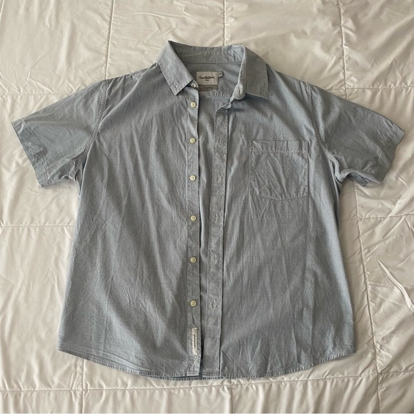Chambray Short Sleeve Button Up - Picture 1 of 5